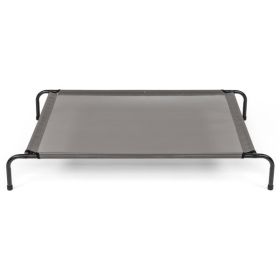 50"D x 31"W x 8"H Dog Bed Gray Raised